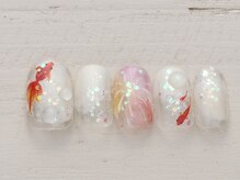 ノーネイル アゲオ イオンモール上尾(NO NAIL AGEO)/夏風情ネイル ￥4990