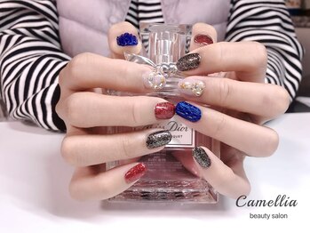 カメリア(Camellia)/ハンドネイル/フィルイン