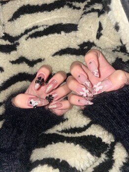 merak 大阪難波 [パラジェル/フィルイン/マグネット/ジェルネイル/長さだし］/難波ネイル/長さだし/持ち込み