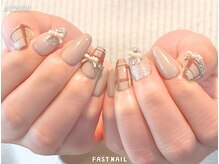 ファストネイル 川越駅前店(FASTNAIL)/*先着*チェック×リボンネイル