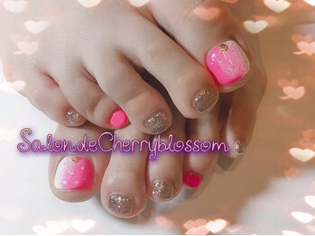サロンドチェリーブロッサム(Salon de Cherryblossom)/親指アート5400円♪