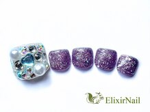 エリクサーネイル 心斎橋(Elixir Nail)/フット　やり放題／クーポン使用