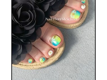 ネイルフローラアンドスクール/オーダーアート7980円