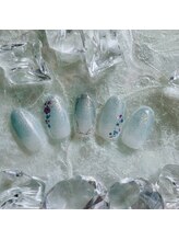 ネイルソファ 木津(nail sofa)/【井口担当】ブルーマグフラワー