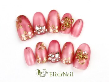 エリクサーネイル 五反田(Elixir Nail)/定額c やり放題/クーポン使用
