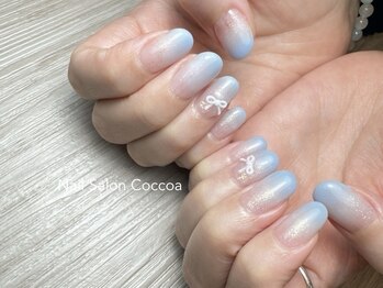 アイスブルー　グラデーション