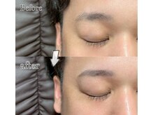 シュシュ(chou chou)/メンズアイブロウbefore・after