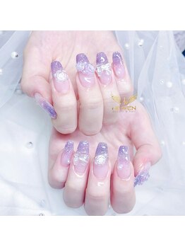 ヘブン ネイル 鶯谷(HEAVEN Nail)/先端グラデネイル