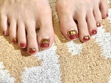 バーロビューティールーム ヨコハマ(Balo Beauty Room Yokohama)/秋フットネイル