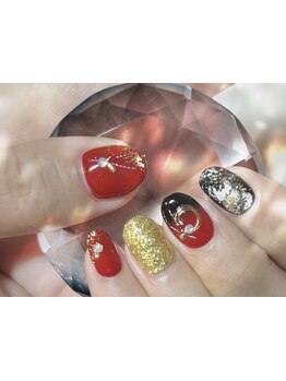 手描きアートが得意なサロン