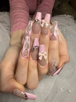 シャンネイル(SHAN Nail)の写真/【自爪の形に合わせて作る圧倒的美フォルム】《チップジェル変更-¥1,000/オフ無で1時間30分の時短ネイル》
