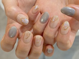 ちゅるんニュアンスネイル