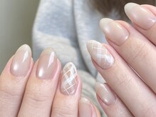 アース ネイルアンドアイラッシュ 甲府昭和店(HAIR & MAKE EARTH Nail&Eyelash)/チェックデザイン