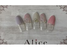 ネイルアンドアイラッシュ アリス(Alice)/デザインネイル￥8500（税込）