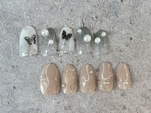 グロウ ネイル(GLOW×NAIL)/アート定額コース　2022年12月