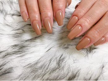 キキネイル たまプラーザ店(kikinail)/ブラウンネイル　秋ネイル