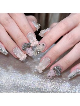 クイーンズビューティーサロン 歌舞伎町店(Queen's beauty salon)/チップ長さ出しアートやり放題