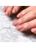 《hand》オフ無★ ワンカラー、グラデーション(クリアベース)
