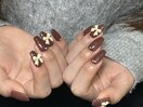 バレンタインネイル
