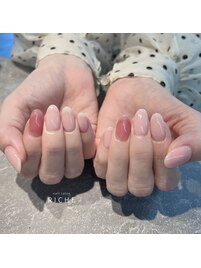 ミルキーピンクネイル