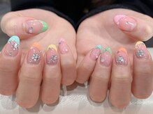 バービーネイル(Bar-Bee-Nail)の雰囲気（パラジェル　フレンチ）