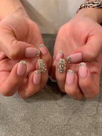 ピンクネイル　¥13.200