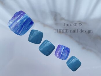 スリー(THREE)/June.2022/nail design