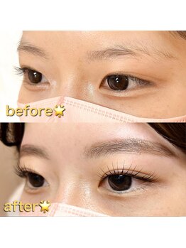 アンドミラ(&mira)/HBL+ラッシュリフト同時施術☆