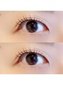 リワーズ アイラッシュ 祖師ヶ谷大蔵店(ReWARDs eyelash) 瞼を避けるように長さを強調するデザインも可能です!