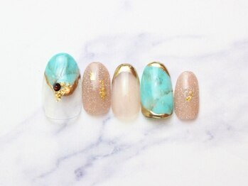 池袋ネイルサロン イイネイル(Ee-Nail)/ターコイズネイル初回￥7500