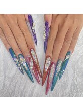 レックス(Lexx92)/スカルプ10本アート　2枚MAX