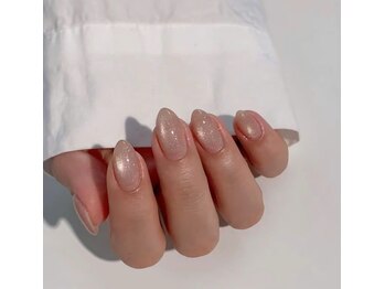 ヘブン ネイル 鶯谷(HEAVEN Nail)/ワンカラーキャatアイネイル