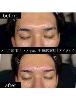 ユー 千葉駅前店(you)/眉/メンズ眉毛/メンズ千葉駅