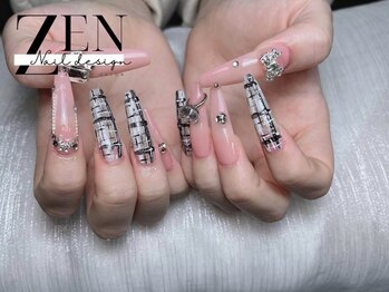 ゼン ネイル デザイン 池袋(ZEN NAIL DESIGN)/* 長 さだしやり放題×つけ放題