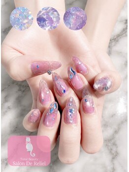 サロン ド ルリエ(Salon De Reliel)/ワンホンネイル by Miyu