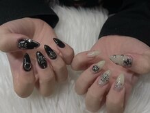 ネイル アヴァンス JR和歌山店(Nail AVANCE.)/【nanami】クロムパーツネイル