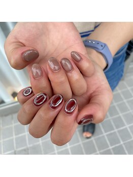 ミントリーフ バイ リート(Mint leaf by Reat)/ちぐはぐネイル