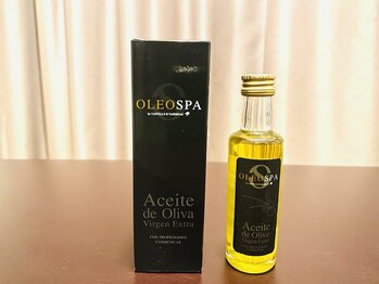 あくび 西麻布(aqu美)/フェイシャルのオイルはOLEOSPA