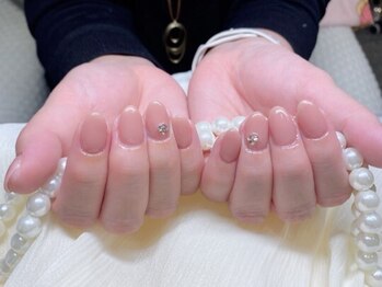 ひまわりの写真/自爪風オフィスネイルが得意！ピンク・ベージュ系の豊富なジェルで、うるちゅる美フォルムを実現☆