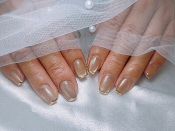 サロン ウネルマ 小郡店(salon UNELMA)の写真/【マグネット・フラッシュネイル¥5190】大人気のマグネットネイルで美しい指先に☆オフィスネイルにも◎