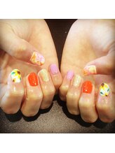 アース ネイルアイラッシュ 前橋店(EARTH Nail&Eyelash)/アートデザイン￥8000