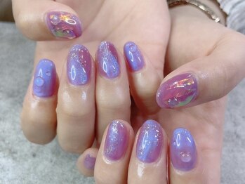 プライズアイリス アイラッシュ 池袋東口店(prize Iris eyelash)/うるうるオーロラネイル