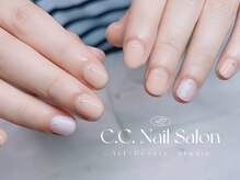 シーシーネイルサロン 池袋(C.C.Nail salon)/2色ネイル.
