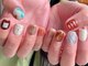 ネイルスペース ジェイズ ピンキー(NAIL SPACE J's PINKY)の写真/【Art×Nailがコンセプト】魅力的なオリジナルの手描きアートで指先を完全プロデュース[写真:付放題¥7980]