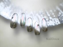 ネイル ドゥ 岡山駅前店(Nail Doux)/グラスグラデーションネイル