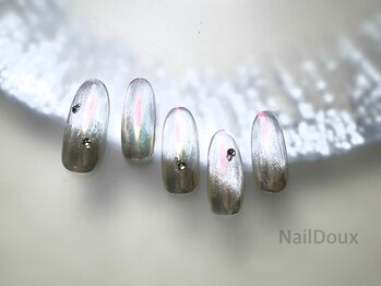 ネイル ドゥ 岡山駅前店(Nail Doux)/グラスグラデーションネイル