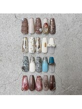 クリーム(Nail Atelier CREAM)/【season'sニュアンス定額】11月