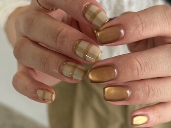 レサブル(lesable)の写真/【Omakase simple】絶妙なバランスで抜け感◎オフィスネイルにも。初めてでも安心出来る空間。