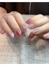 リッシュ ドゥ(RICHE deux)/春色ピンクネイル