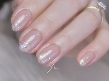 ネイルズ バイ ユイ 外苑前(Nails by Yui)/ふんわりラメグラデーション